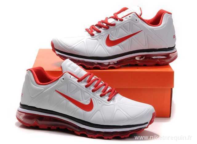 rouge et blanc air max chaussures (2)
